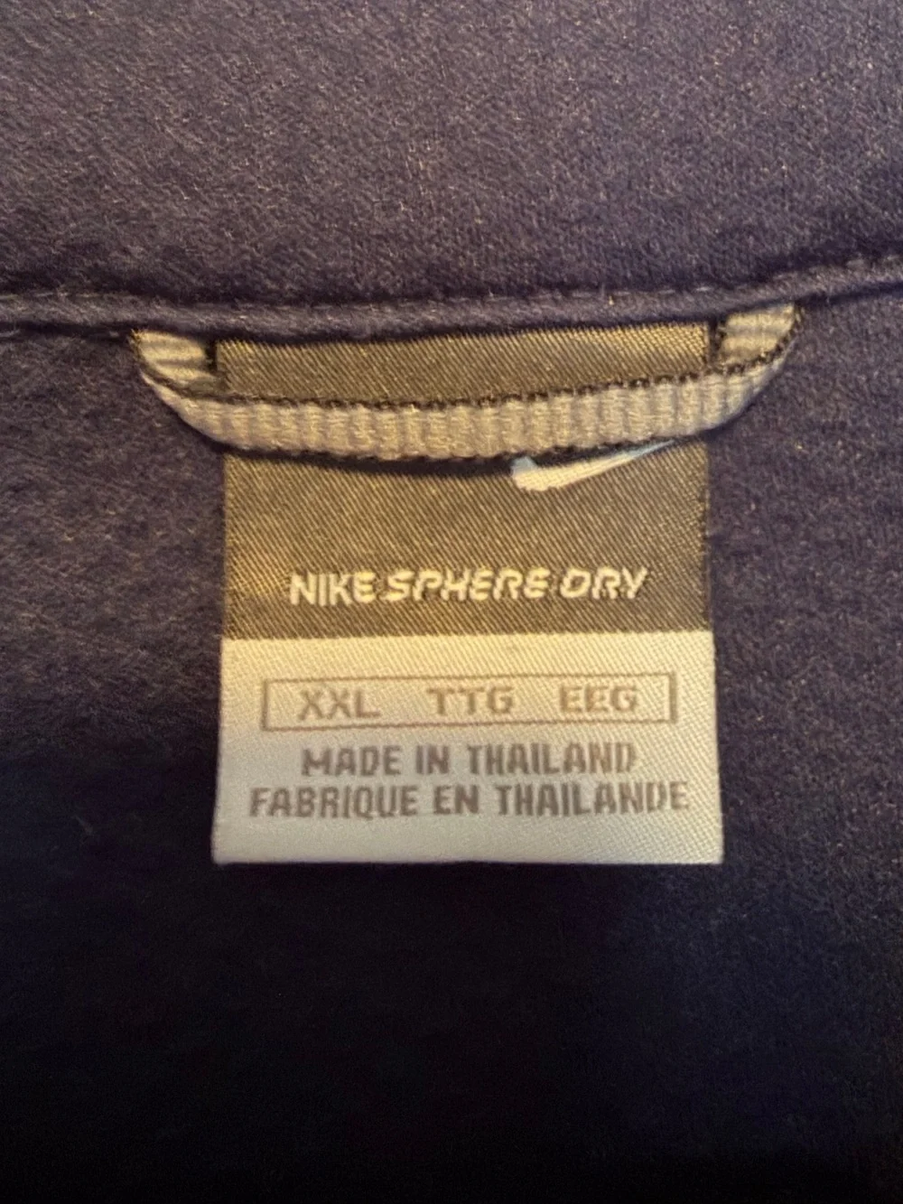 Nike Midnight Navy Full-Zip Performance Jacket